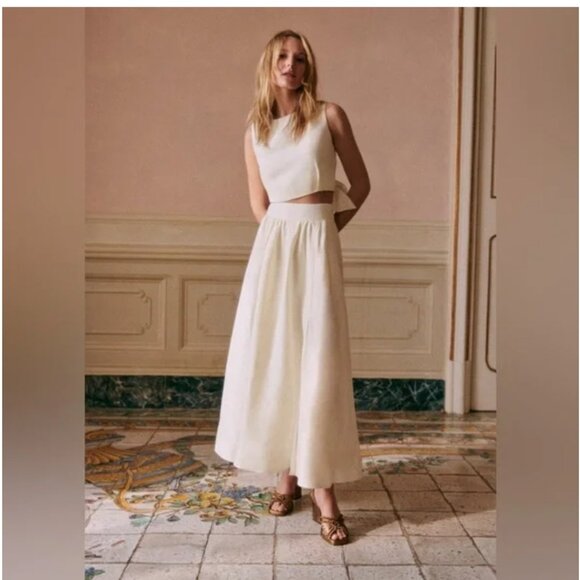 Sezane Editions Claire Blouse & Sophie Skirt Set (Bl: Size 36/4, Sk: Size 38/6) - Picture 1 of 15